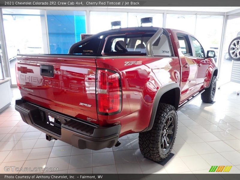 Cherry Red Tintcoat / Jet Black 2021 Chevrolet Colorado ZR2 Crew Cab 4x4