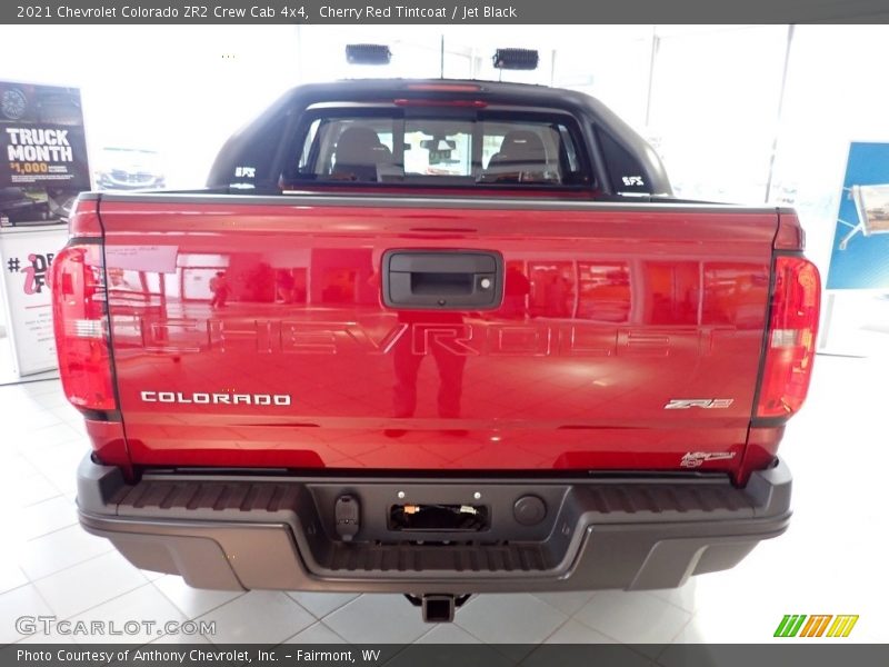 Cherry Red Tintcoat / Jet Black 2021 Chevrolet Colorado ZR2 Crew Cab 4x4