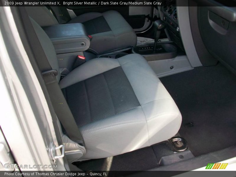 Bright Silver Metallic / Dark Slate Gray/Medium Slate Gray 2009 Jeep Wrangler Unlimited X