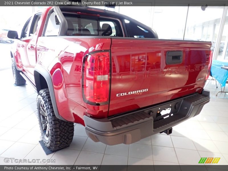 Cherry Red Tintcoat / Jet Black 2021 Chevrolet Colorado ZR2 Crew Cab 4x4