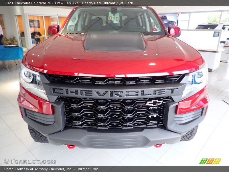 Cherry Red Tintcoat / Jet Black 2021 Chevrolet Colorado ZR2 Crew Cab 4x4