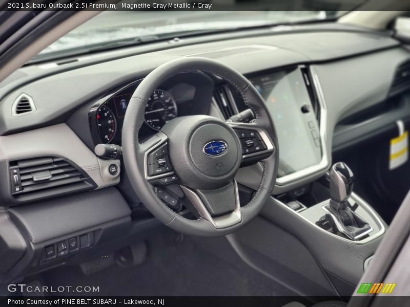 Magnetite Gray Metallic / Gray 2021 Subaru Outback 2.5i Premium