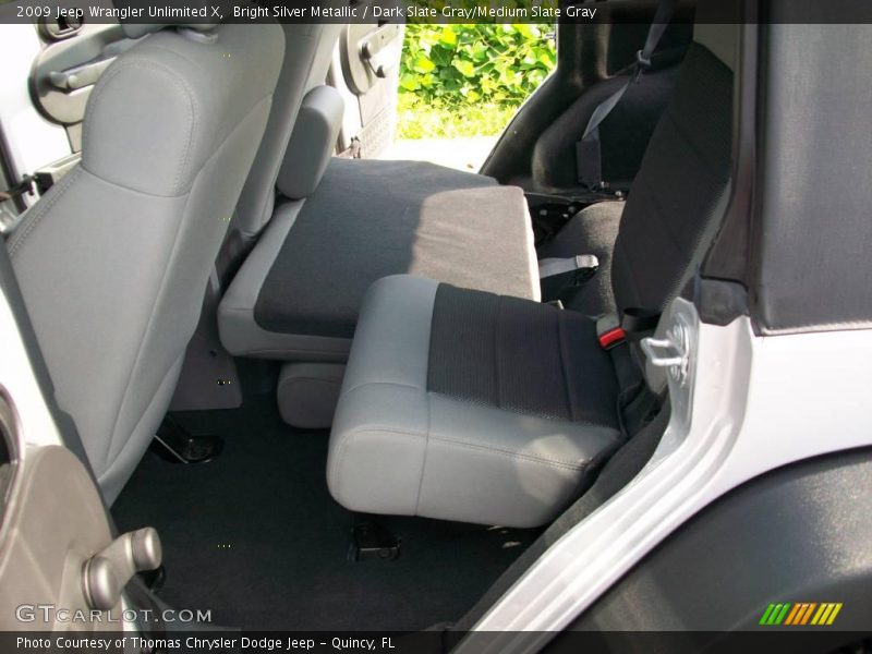 Bright Silver Metallic / Dark Slate Gray/Medium Slate Gray 2009 Jeep Wrangler Unlimited X