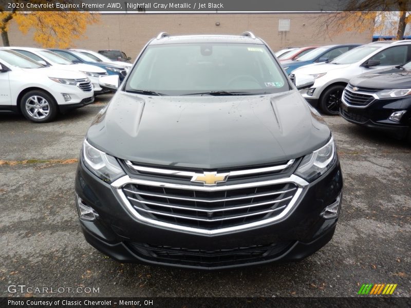 Nightfall Gray Metallic / Jet Black 2020 Chevrolet Equinox Premier AWD