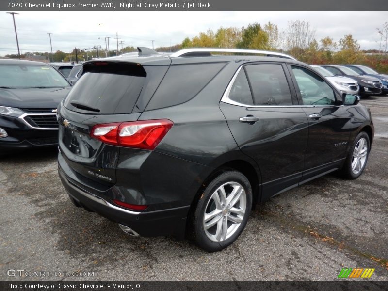 Nightfall Gray Metallic / Jet Black 2020 Chevrolet Equinox Premier AWD
