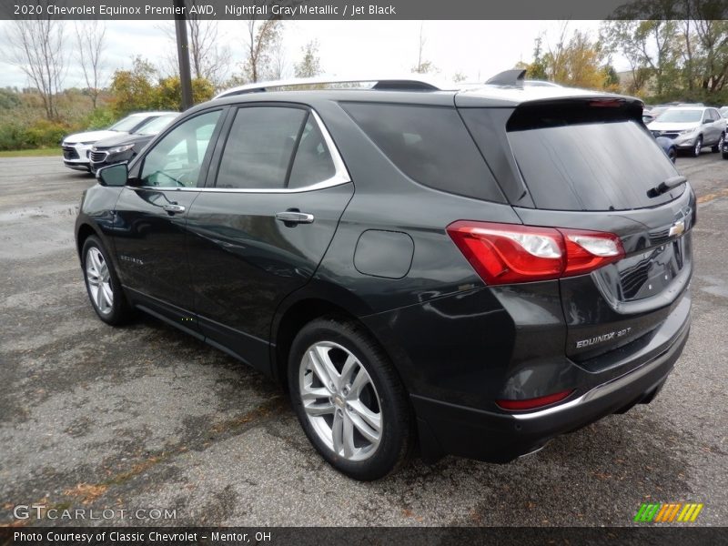 Nightfall Gray Metallic / Jet Black 2020 Chevrolet Equinox Premier AWD