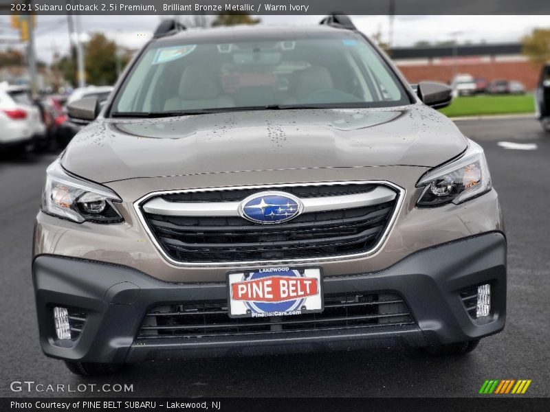 Brilliant Bronze Metallic / Warm Ivory 2021 Subaru Outback 2.5i Premium