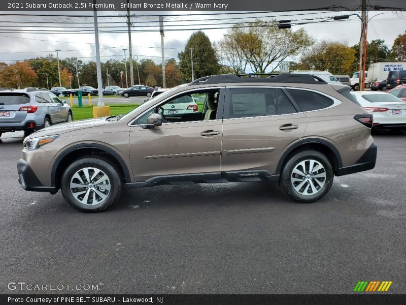  2021 Outback 2.5i Premium Brilliant Bronze Metallic