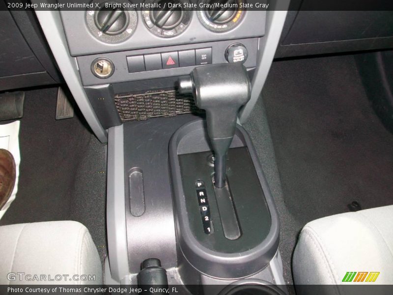 Bright Silver Metallic / Dark Slate Gray/Medium Slate Gray 2009 Jeep Wrangler Unlimited X