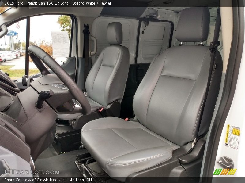 Oxford White / Pewter 2019 Ford Transit Van 150 LR Long