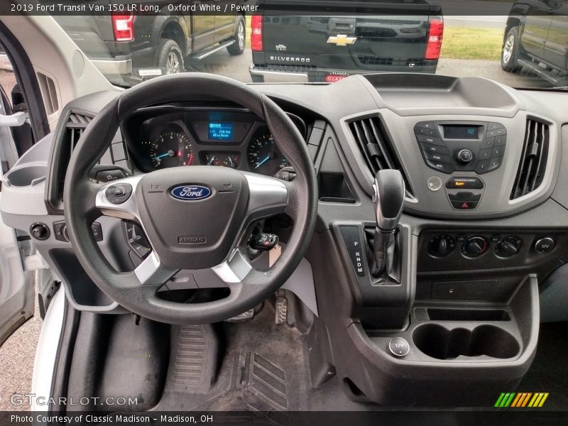 Oxford White / Pewter 2019 Ford Transit Van 150 LR Long