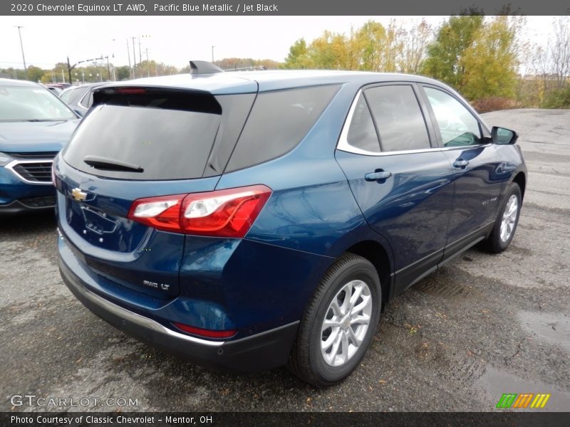 Pacific Blue Metallic / Jet Black 2020 Chevrolet Equinox LT AWD