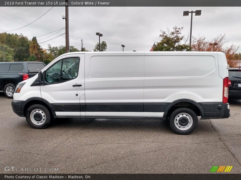 Oxford White / Pewter 2019 Ford Transit Van 150 LR Long