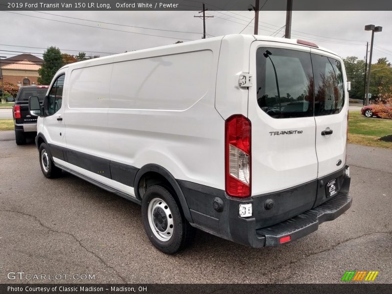 Oxford White / Pewter 2019 Ford Transit Van 150 LR Long
