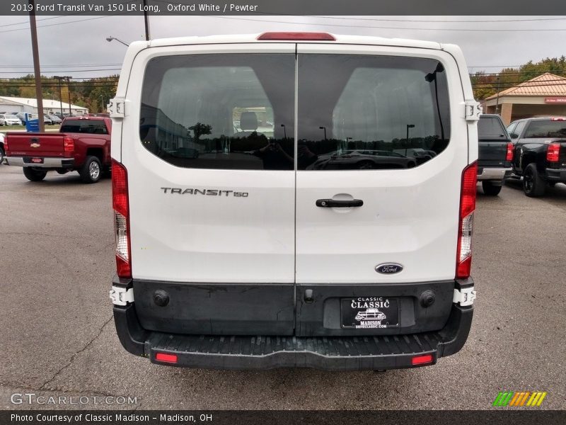 Oxford White / Pewter 2019 Ford Transit Van 150 LR Long
