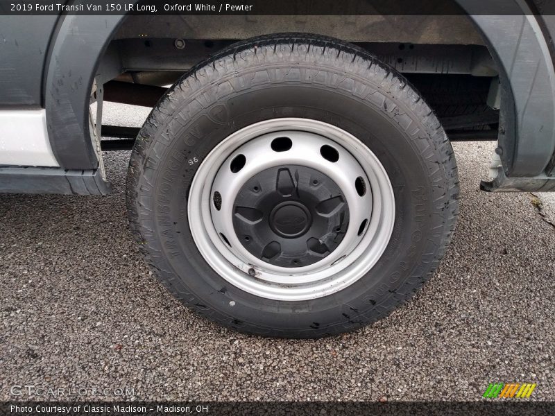 Oxford White / Pewter 2019 Ford Transit Van 150 LR Long
