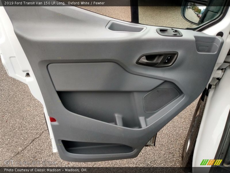 Oxford White / Pewter 2019 Ford Transit Van 150 LR Long