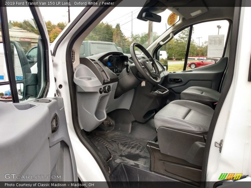 Oxford White / Pewter 2019 Ford Transit Van 150 LR Long
