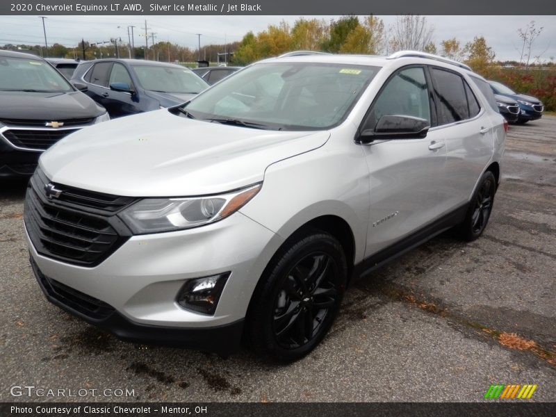 Silver Ice Metallic / Jet Black 2020 Chevrolet Equinox LT AWD