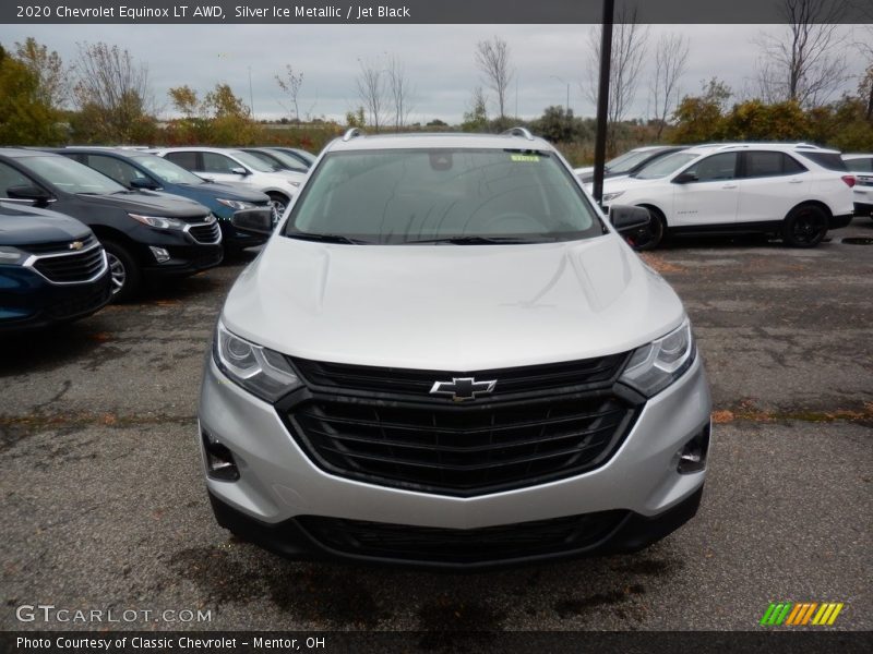 Silver Ice Metallic / Jet Black 2020 Chevrolet Equinox LT AWD