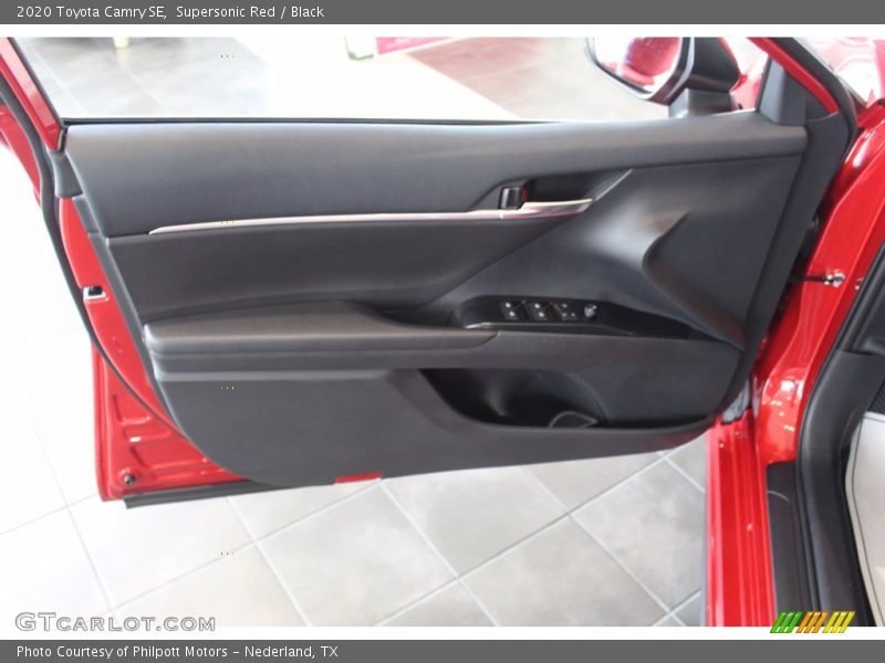 Supersonic Red / Black 2020 Toyota Camry SE