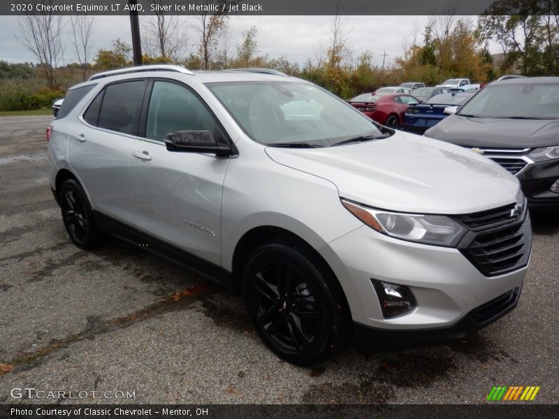 Silver Ice Metallic / Jet Black 2020 Chevrolet Equinox LT AWD