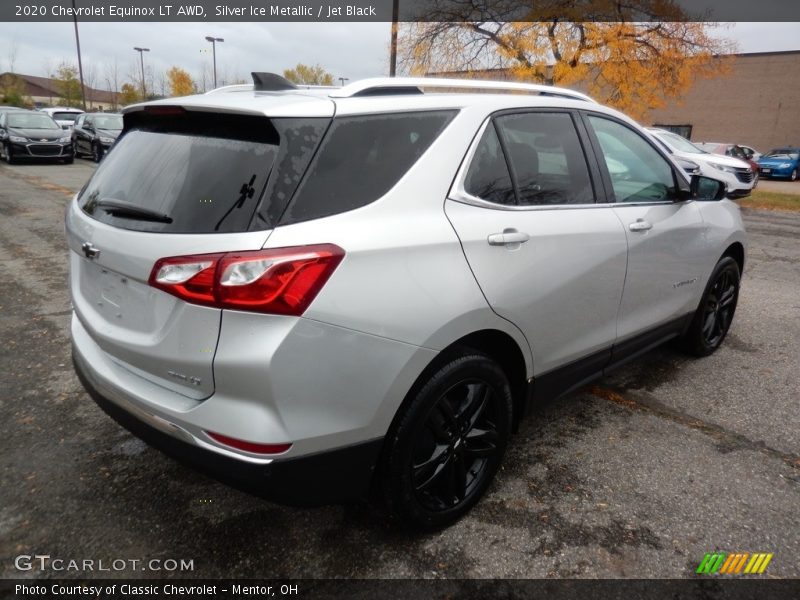 Silver Ice Metallic / Jet Black 2020 Chevrolet Equinox LT AWD