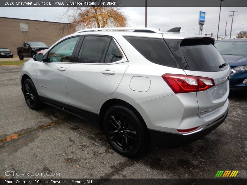 Silver Ice Metallic / Jet Black 2020 Chevrolet Equinox LT AWD