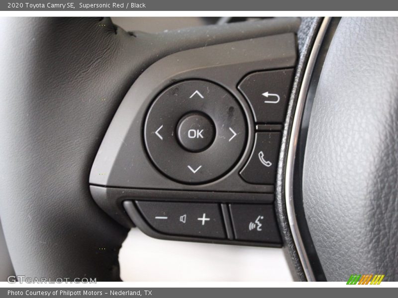 Supersonic Red / Black 2020 Toyota Camry SE