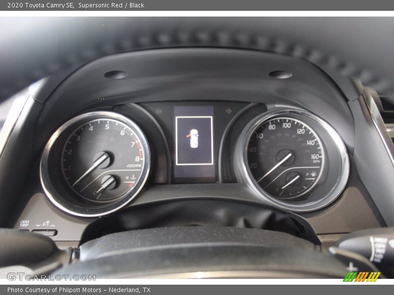 Supersonic Red / Black 2020 Toyota Camry SE
