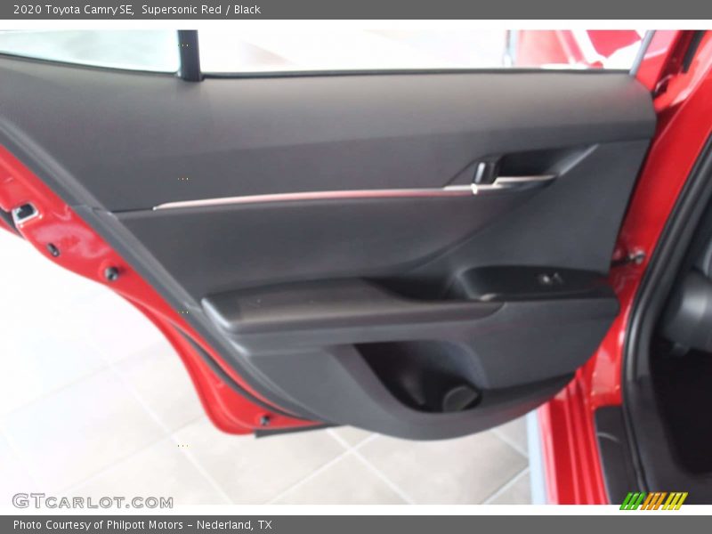 Supersonic Red / Black 2020 Toyota Camry SE