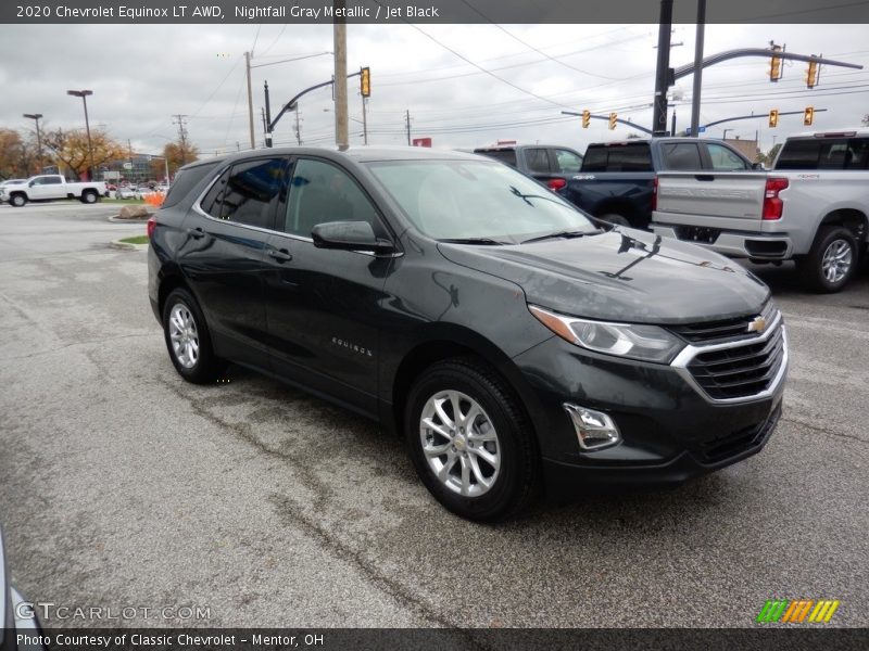 Nightfall Gray Metallic / Jet Black 2020 Chevrolet Equinox LT AWD