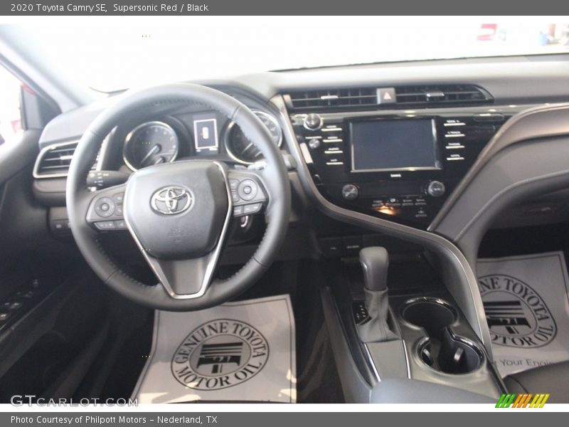 Supersonic Red / Black 2020 Toyota Camry SE