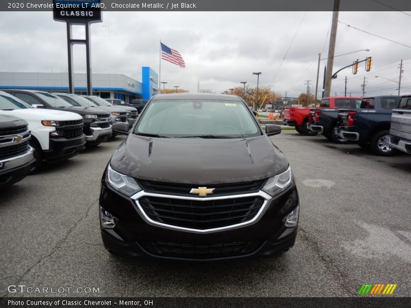 Chocolate Metallic / Jet Black 2020 Chevrolet Equinox LT AWD