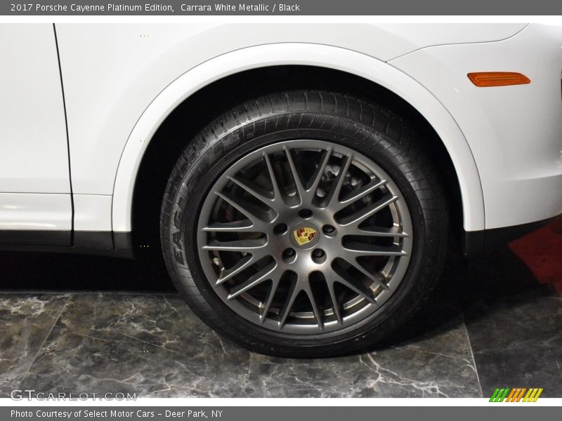 Carrara White Metallic / Black 2017 Porsche Cayenne Platinum Edition