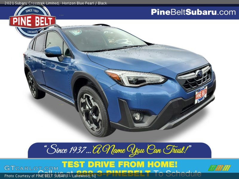 Horizon Blue Pearl / Black 2021 Subaru Crosstrek Limited