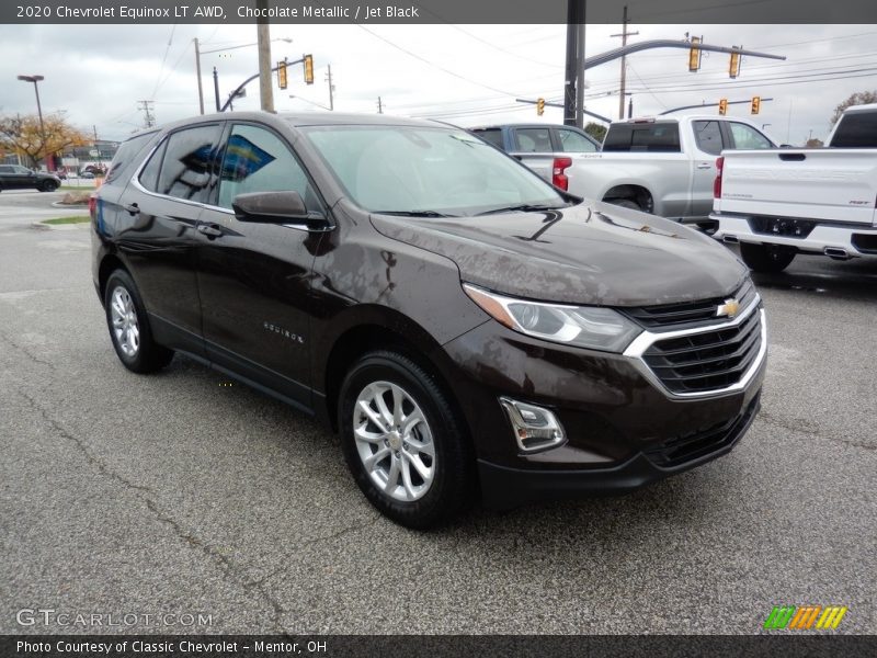 Chocolate Metallic / Jet Black 2020 Chevrolet Equinox LT AWD