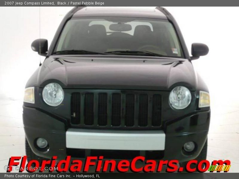 Black / Pastel Pebble Beige 2007 Jeep Compass Limited