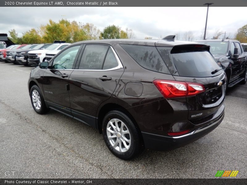 Chocolate Metallic / Jet Black 2020 Chevrolet Equinox LT AWD