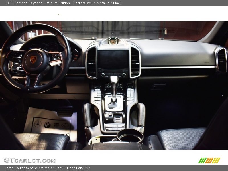 Dashboard of 2017 Cayenne Platinum Edition