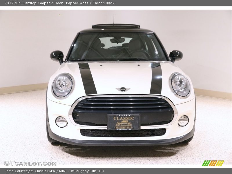 Pepper White / Carbon Black 2017 Mini Hardtop Cooper 2 Door