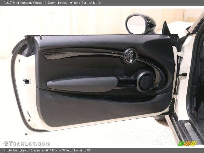Pepper White / Carbon Black 2017 Mini Hardtop Cooper 2 Door