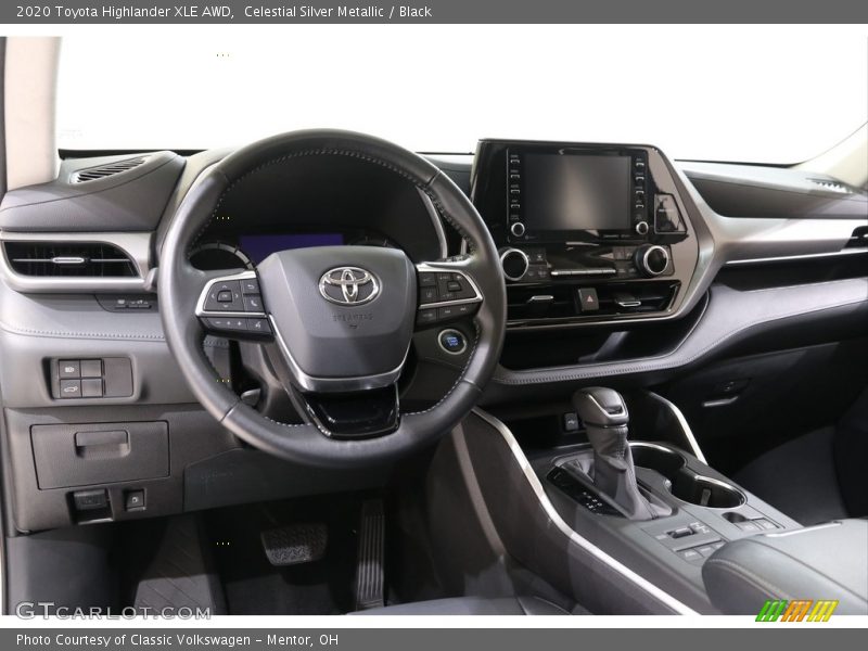 Dashboard of 2020 Highlander XLE AWD