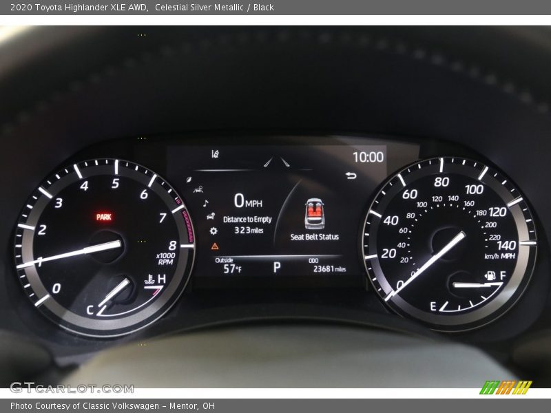  2020 Highlander XLE AWD XLE AWD Gauges