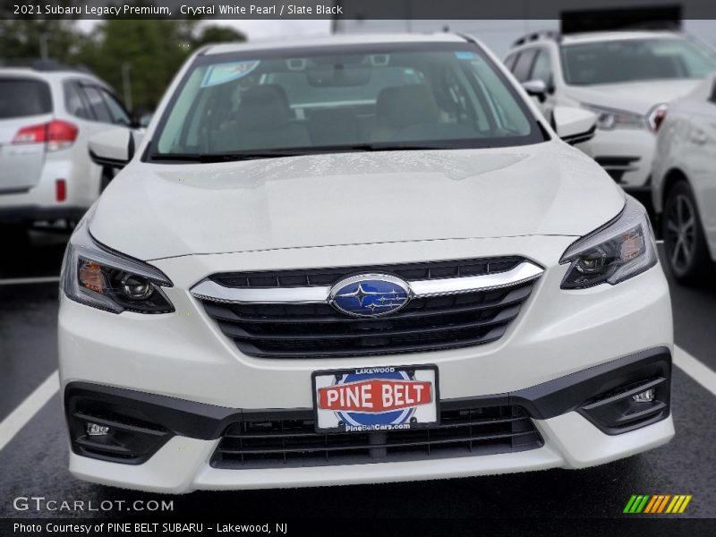 Crystal White Pearl / Slate Black 2021 Subaru Legacy Premium