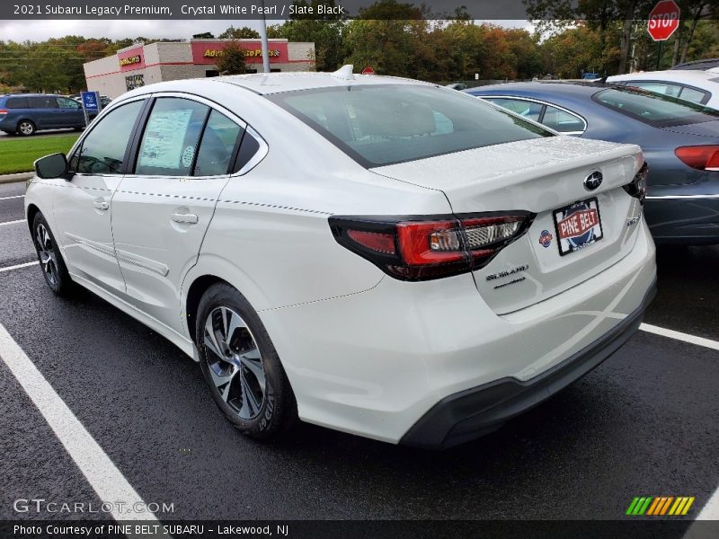 Crystal White Pearl / Slate Black 2021 Subaru Legacy Premium