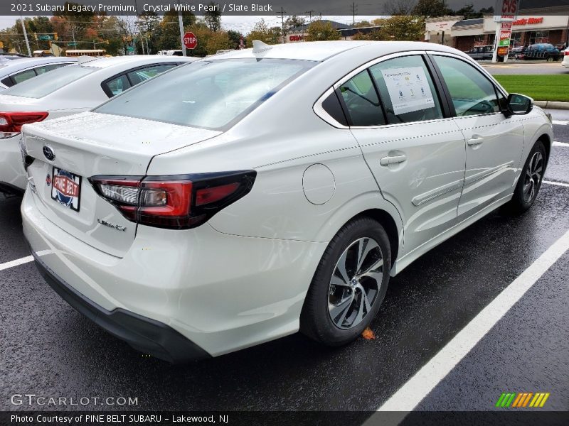 Crystal White Pearl / Slate Black 2021 Subaru Legacy Premium