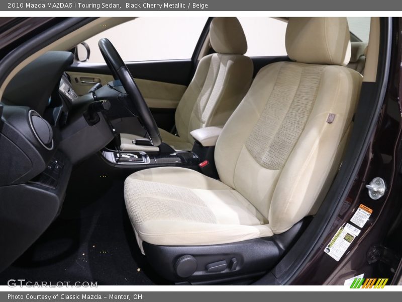 Black Cherry Metallic / Beige 2010 Mazda MAZDA6 i Touring Sedan