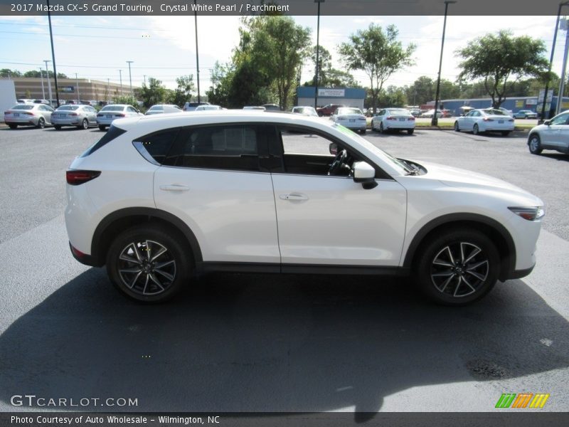Crystal White Pearl / Parchment 2017 Mazda CX-5 Grand Touring