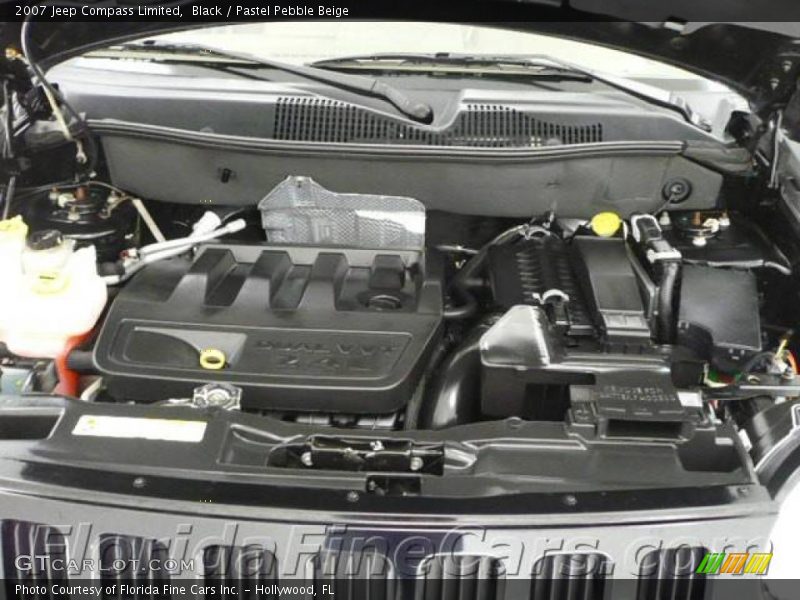 Black / Pastel Pebble Beige 2007 Jeep Compass Limited